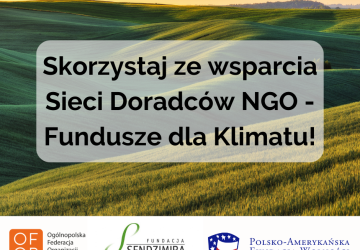 Fundusze europejskie na „zielone” projekty – skorzystaj ze wsparcia doradców i doradczyń!