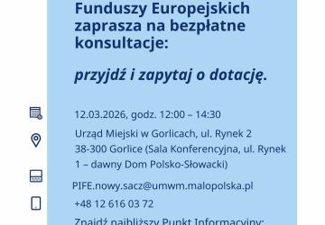 Plakat zapraszający na wydarzenie.