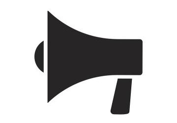 czarny mikrofon na białym tle