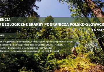 Konferencja „Poznaj geologiczne skarby pogranicza polsko-słowackiego” online