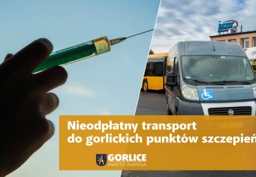 Nieodpłatny transport do gorlickich punktów szczepień