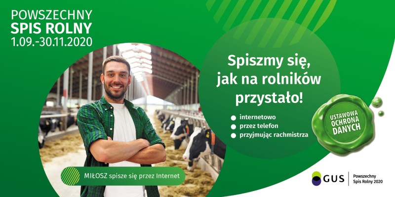 Powszechny Spis Rolny 2020 - nabór na rachmistrzów terenowych