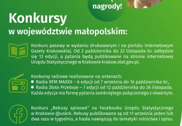 Przypominamy o konkursach związanych z trwających Powszechnym Spisem Rolnym PRS 2020. Nagrody czekają!