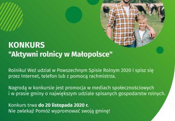 Konkurs - Aktywni rolnicy w Małopolsce